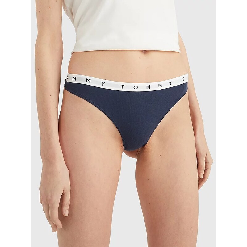 Tommy Hilfiger 3 PACK - dámská tanga UW0UW02521-0V7 XL