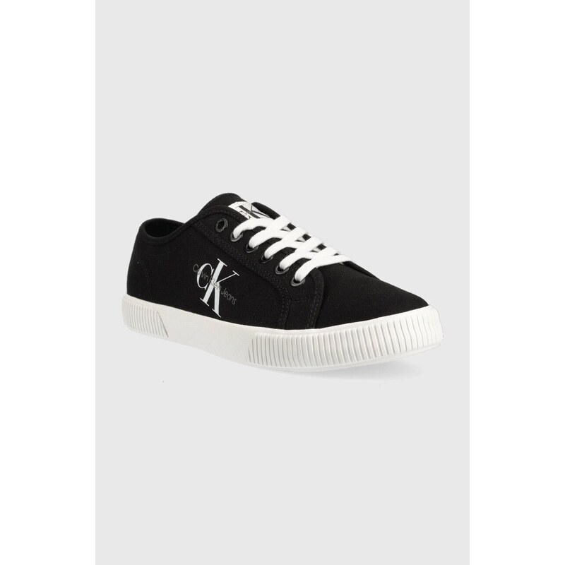 Tenisky Calvin Klein Jeans ESS VULC MONO W dámské, černá barva, YW0YW00482