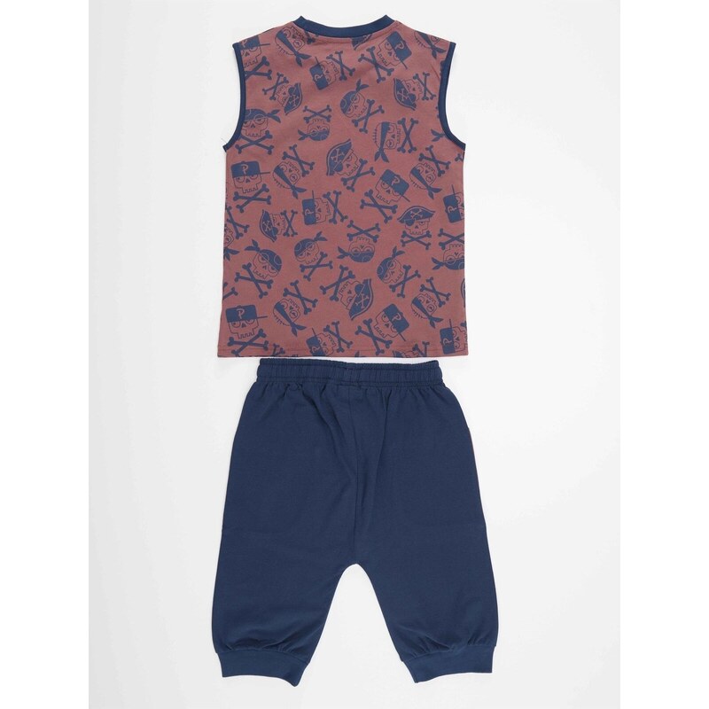 mshb&g Sea T-shirt Boys T-shirt Capri Shorts Set