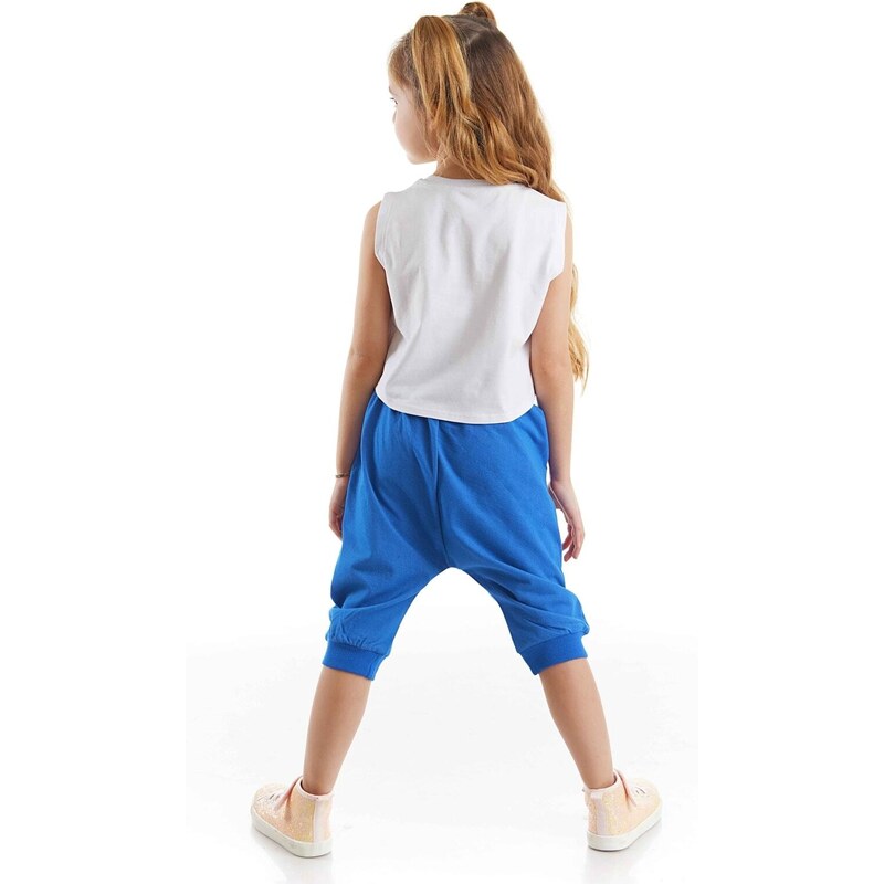 mshb&g Rocker Leo Girls T-shirt Capri Shorts Set