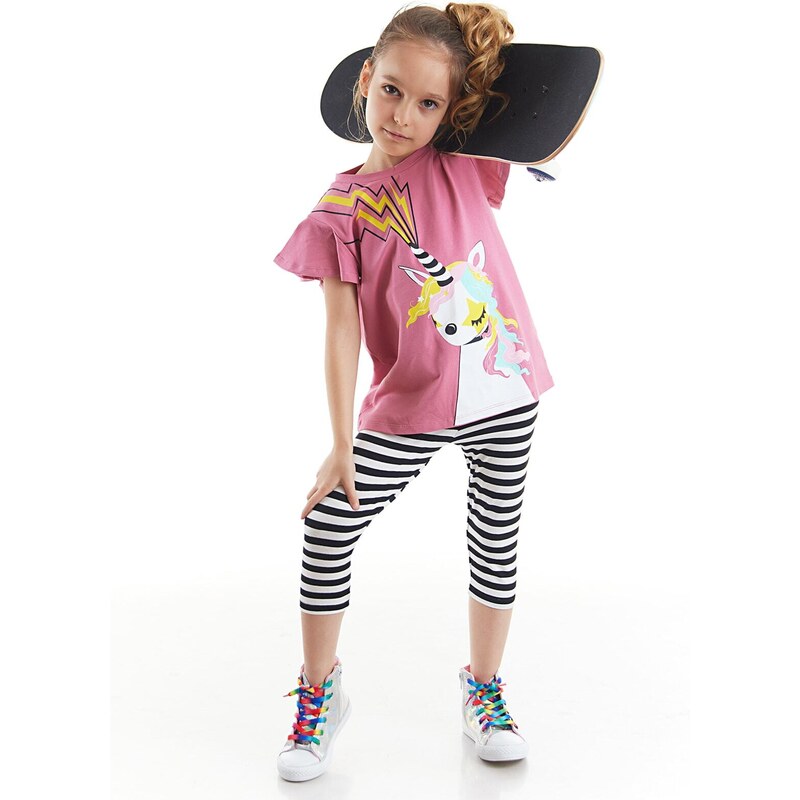 mshb&g Unicorn Rock Girls Kids T-shirt Leggings Suit