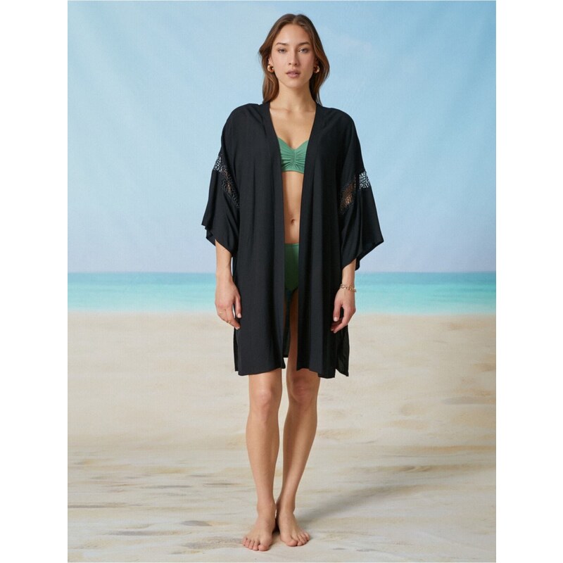 Koton V-Neck Kimono