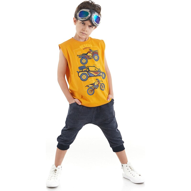 mshb&g Motocross Boys T-shirt Capri Shorts Set