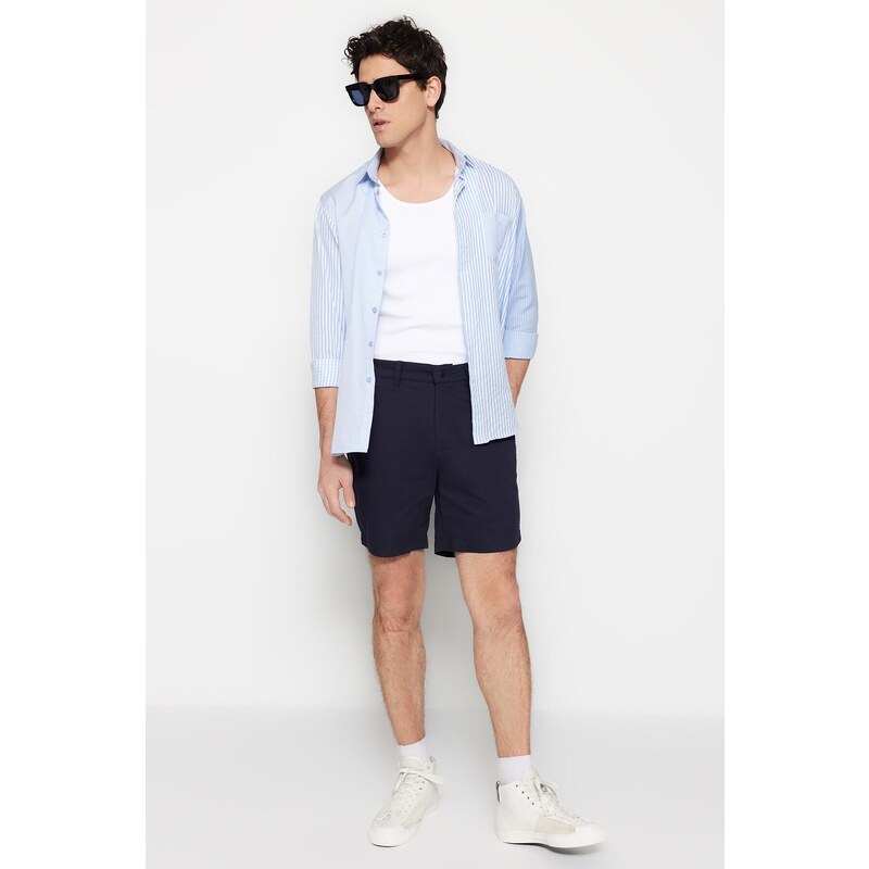 Trendyol Navy Regular Fit Shorts