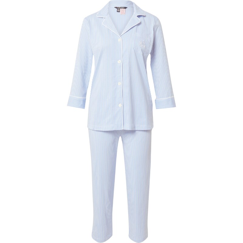 Lauren Ralph Lauren Pyžamo světlemodrá / bílá 79022603