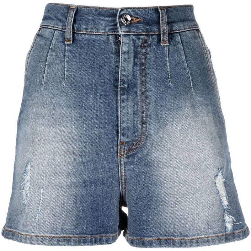 DOLCE & GABBANA Distressed Blue kraťasy