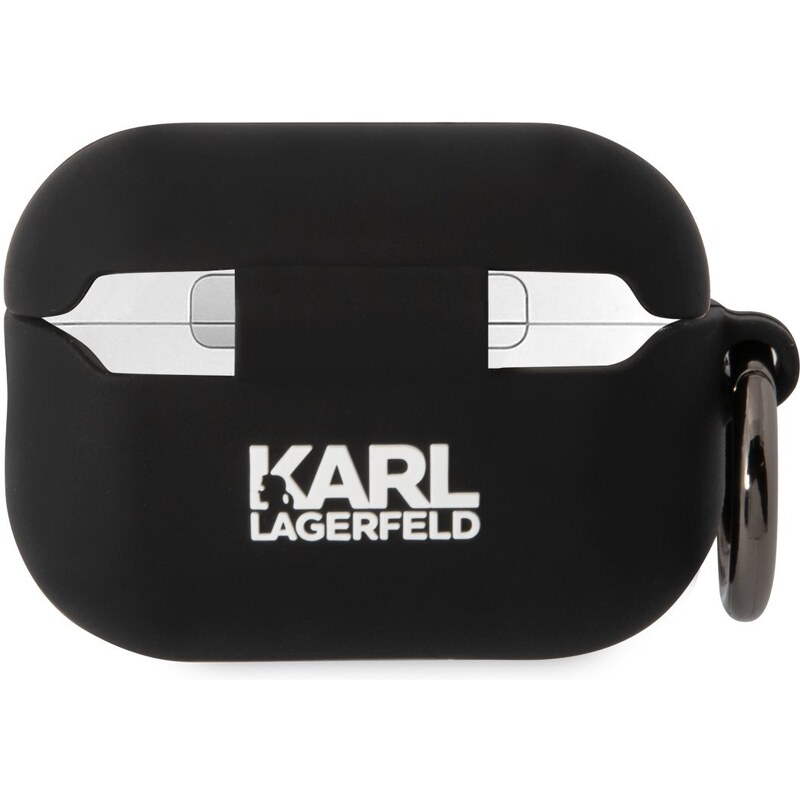 Pouzdro na sluchátka AirPods Pro 2 - Karl Lagerfeld, NFT Choupette Head Black