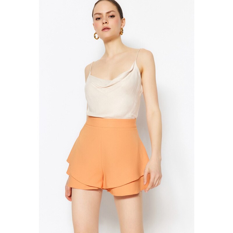 Dámské kraťasy Trendyol Skirt-Looking Shorts