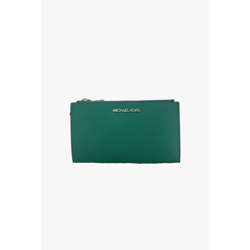 Michael Kors Adele Smartphone kožená peněženka palmetto green