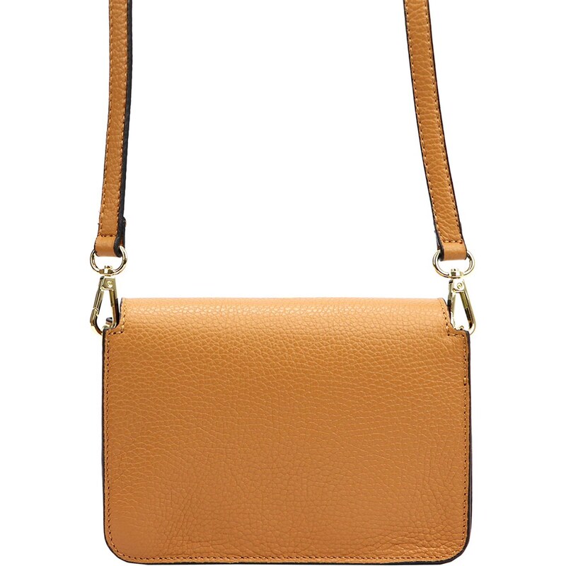 Kožená crossbody kabelka Luka 20-032 camel