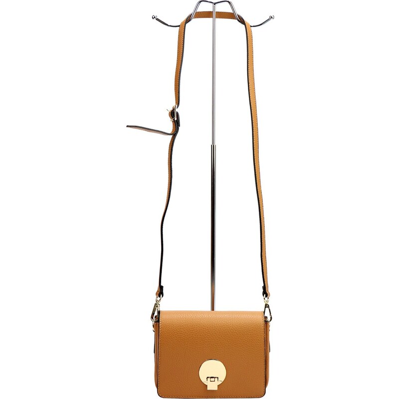 Kožená crossbody kabelka Luka 20-032 camel