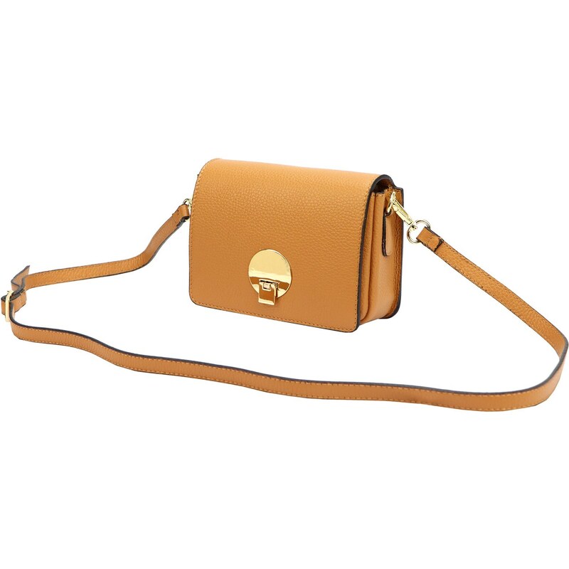 Kožená crossbody kabelka Luka 20-032 camel