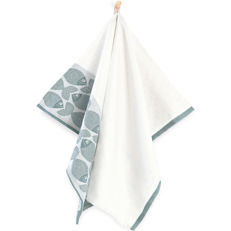 Zwoltex Unisex's Dish Towel Ryby Fala