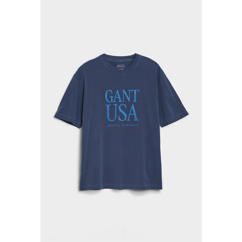 TRIČKO GANT SUNFADED GANT USA T-SHIRT modrá M