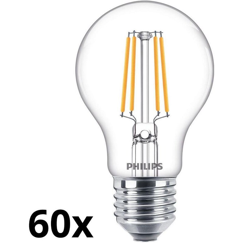 Philips SADA 60x LED Žárovka VINTAGE Philips A60 E27/4,3W/230V 2700K P5384