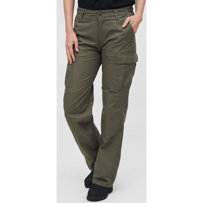 Olivové dámské kalhoty Brandit Ladies BDU Ripstop Trouser 100317400