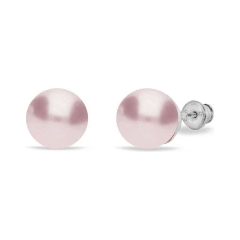 Spark Náušnice se Swarovski Elements Classic Pearl K581810R Rose 10 mm