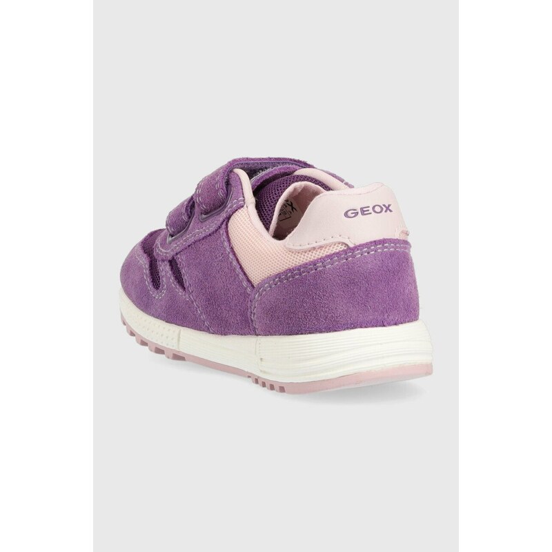 Dětské sneakers boty Geox fialová barva
