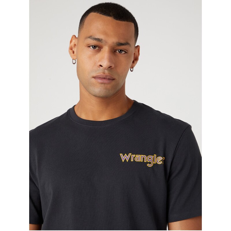 Černé pánské tričko Wrangler - Pánské