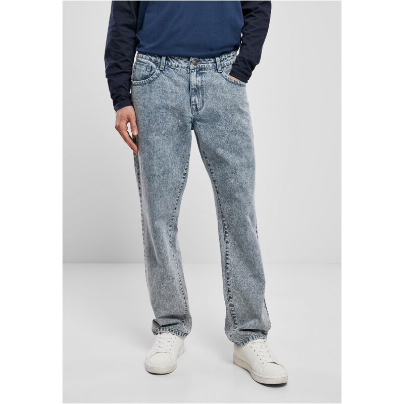 Pánské jeansy Urban Classics Loose Fit Jeans - light skyblue washed