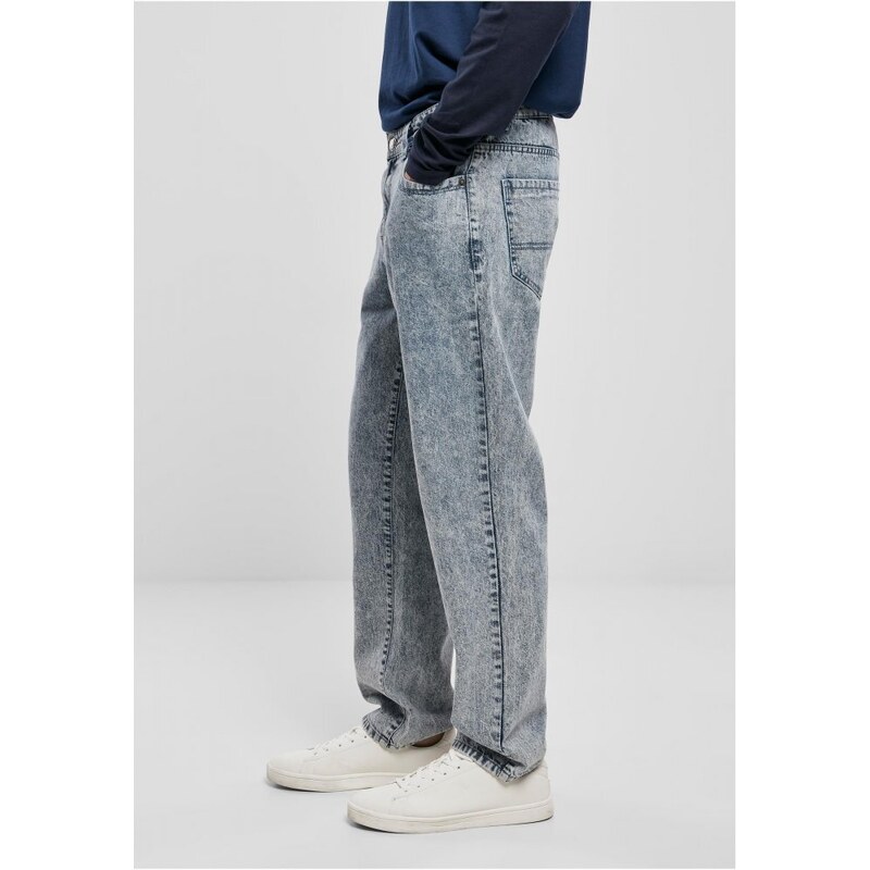Pánské jeansy Urban Classics Loose Fit Jeans - light skyblue washed