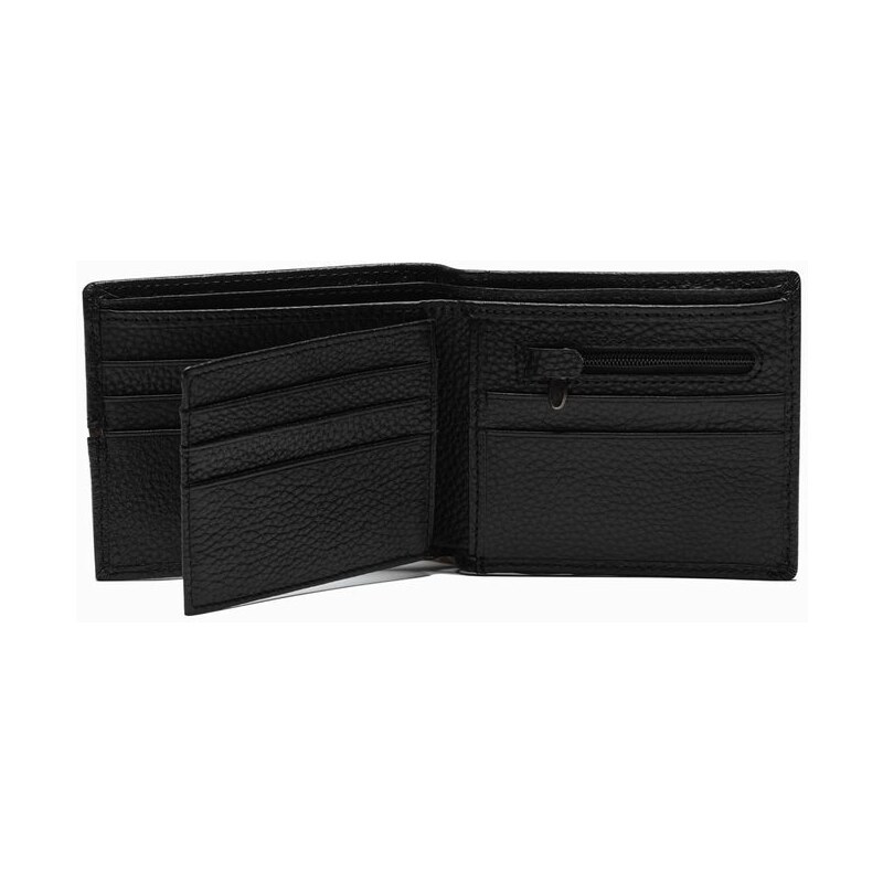 Inny Černá kožená peněženka A793