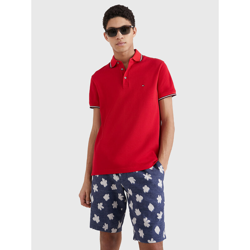 Tommy Hilfiger pánské červené polo