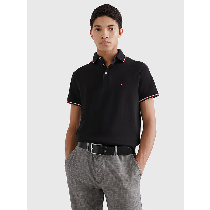 Tommy Hilfiger pánské černé polo