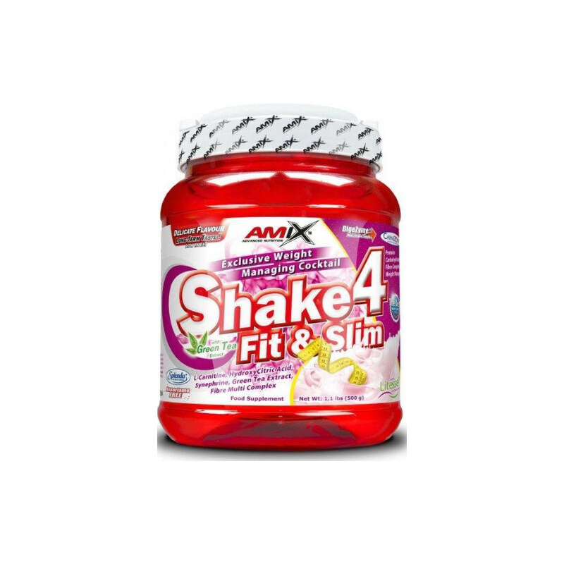 Proteinové prášky Amix Shake 4 Fit&Slim 1000g - Vanilla 00132-1000g-van