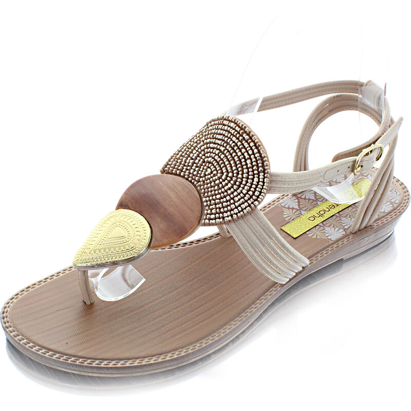 Dámske béžovozlté sandále Grendha Khari Sandal 37
