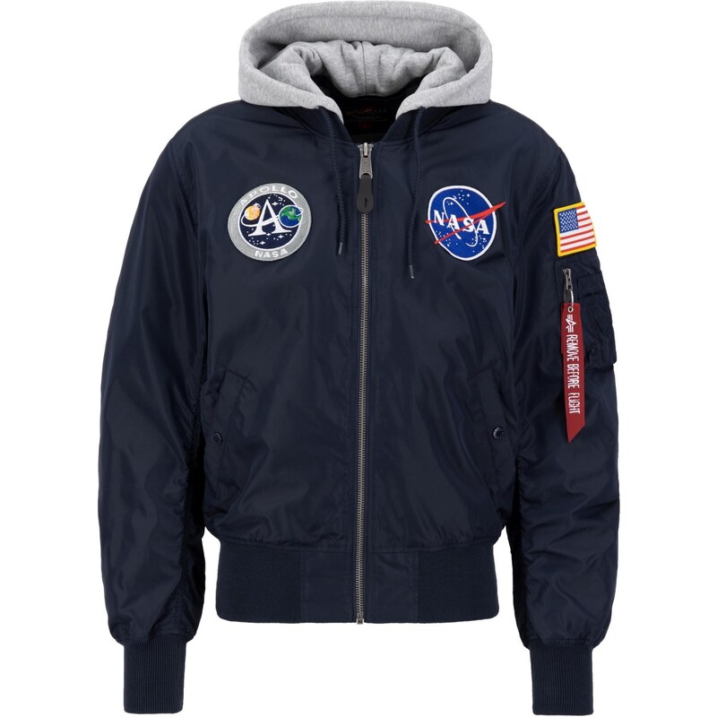 Alpha Industries Bunda MA1 Zip Hood Apollo rep.blue 79050902