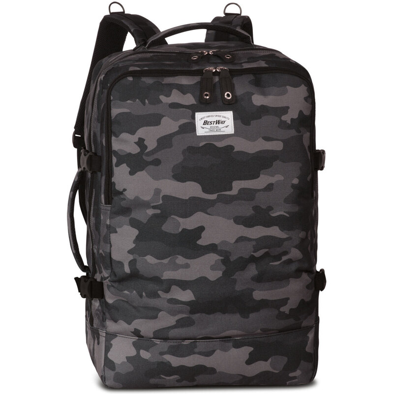 Bestway Cestovní batoh cabin pro - prints 40l - šedá