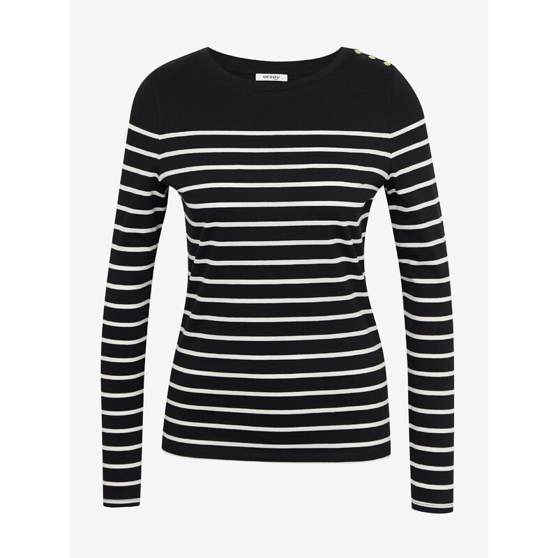 Orsay Bílo-černé dámské pruhované tričko - Dámské