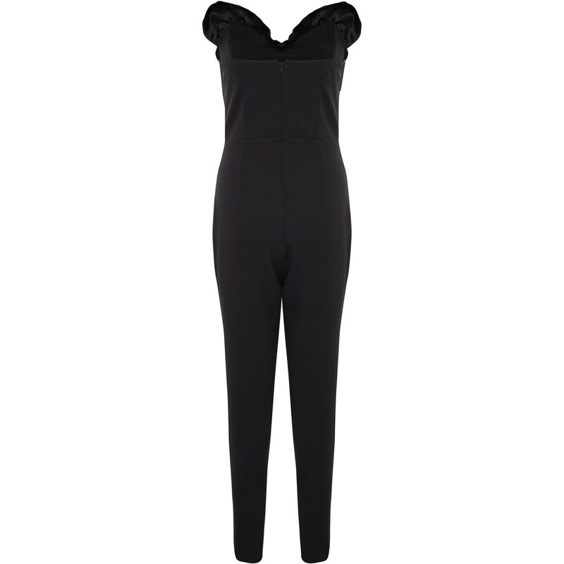 Trendyol Black Woven Overalls