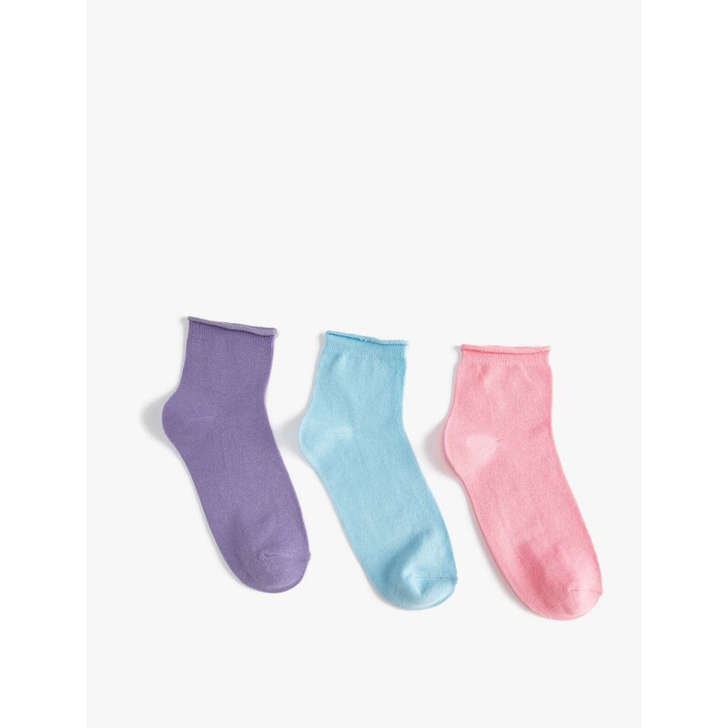 Koton 3-Piece Set of Socks, Multicolored