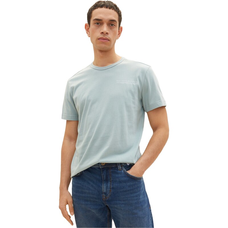 Světle modré pánské tričko Tom Tailor - Pánské