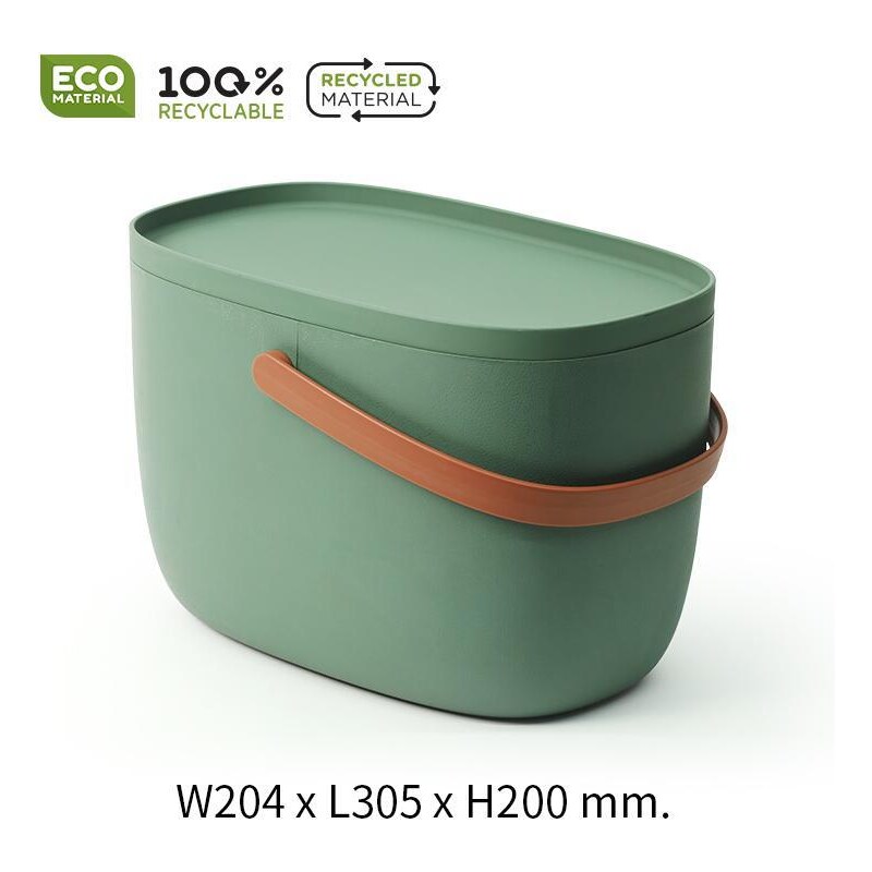 QUALY DESIGN Úložný box Stogo 10378, 7L, zelený