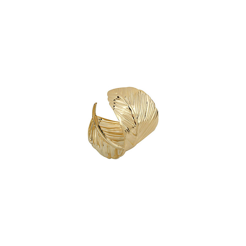 LightInTheBox Fashion Alloy Metal Gold Leaf Cuff Bangle