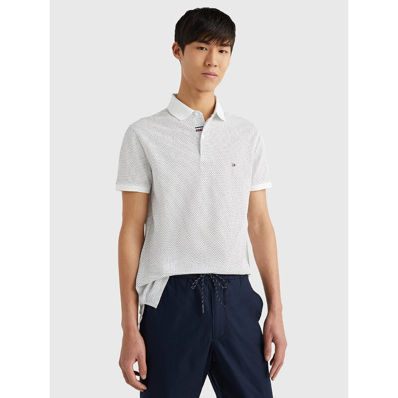 Tommy Hilfiger pánské bílé polo Micro