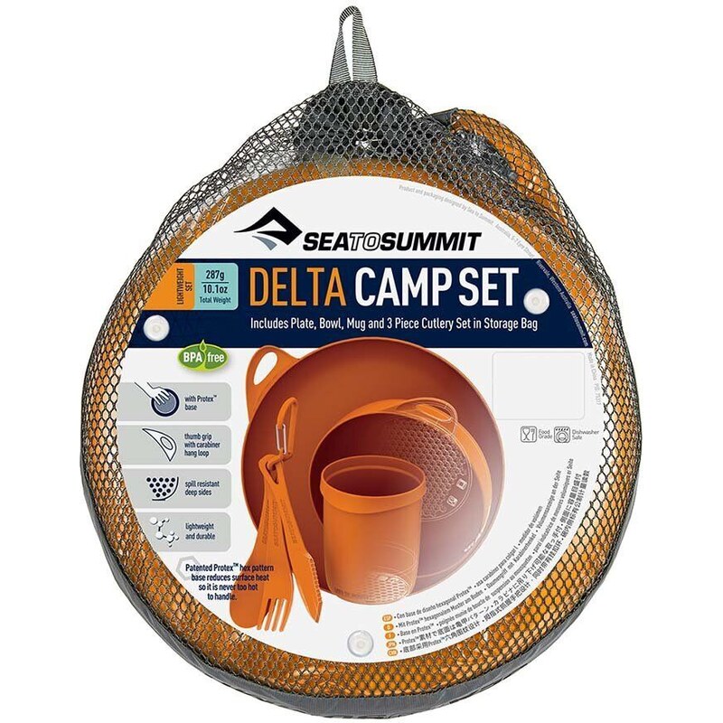 Sada nádobí Sea To Summit Delta Camp Set oranžová barva, ADSET