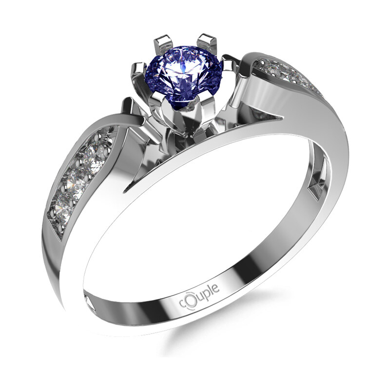 Couple Zlatý dámský prsten Elva 5260507 Velikost prstenu: 53