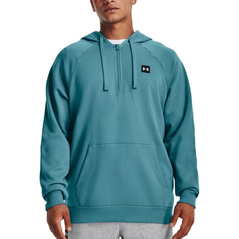 Mikina s kapucí Under Armour UA Rival Fleece 1/2 Zip HD-BLU 1373371-433