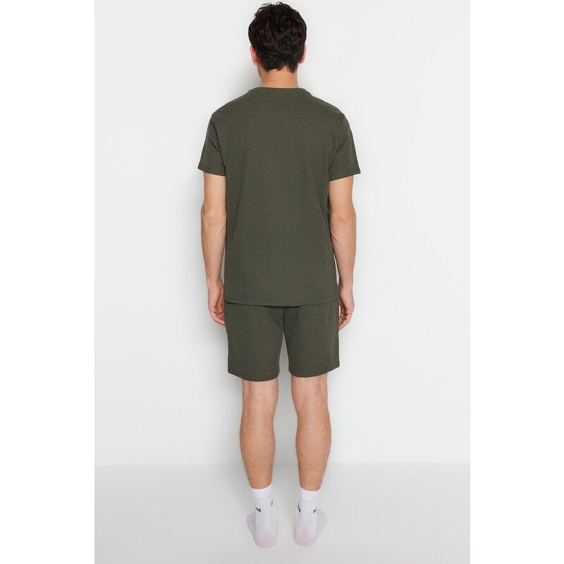 Trendyol Khaki Regular Fit Pajamas Set