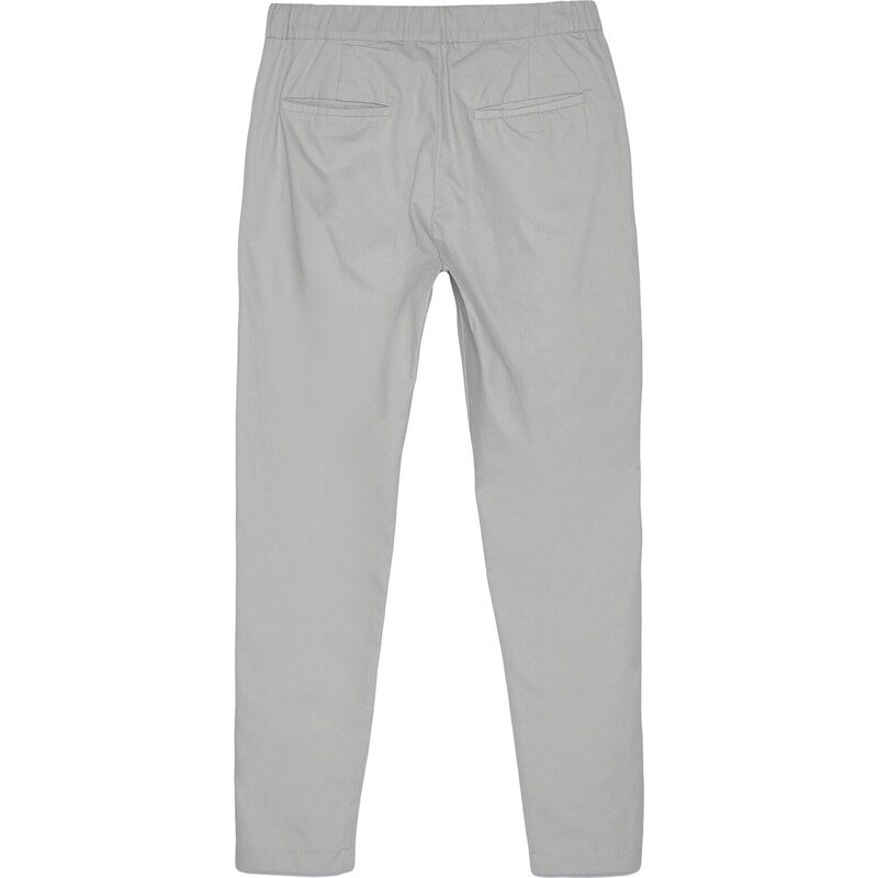 Trendyol Gray Regular Fit Gabardine Trousers