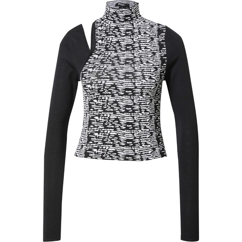 Nasty Gal Svetr černá / bílá 110760128