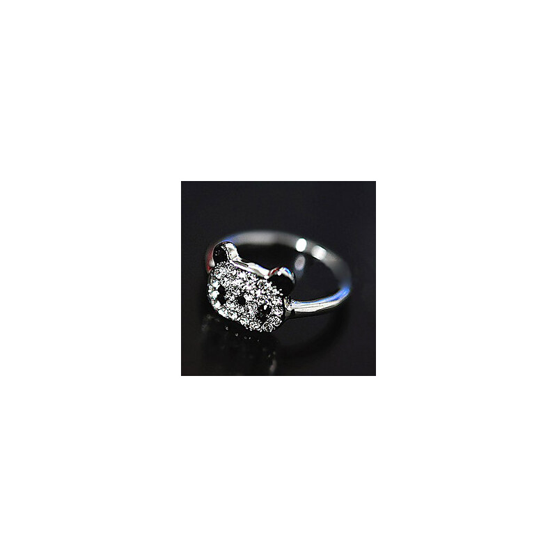 LightInTheBox Korean Jewelry Shiny Red Panda Full Diamond Ring