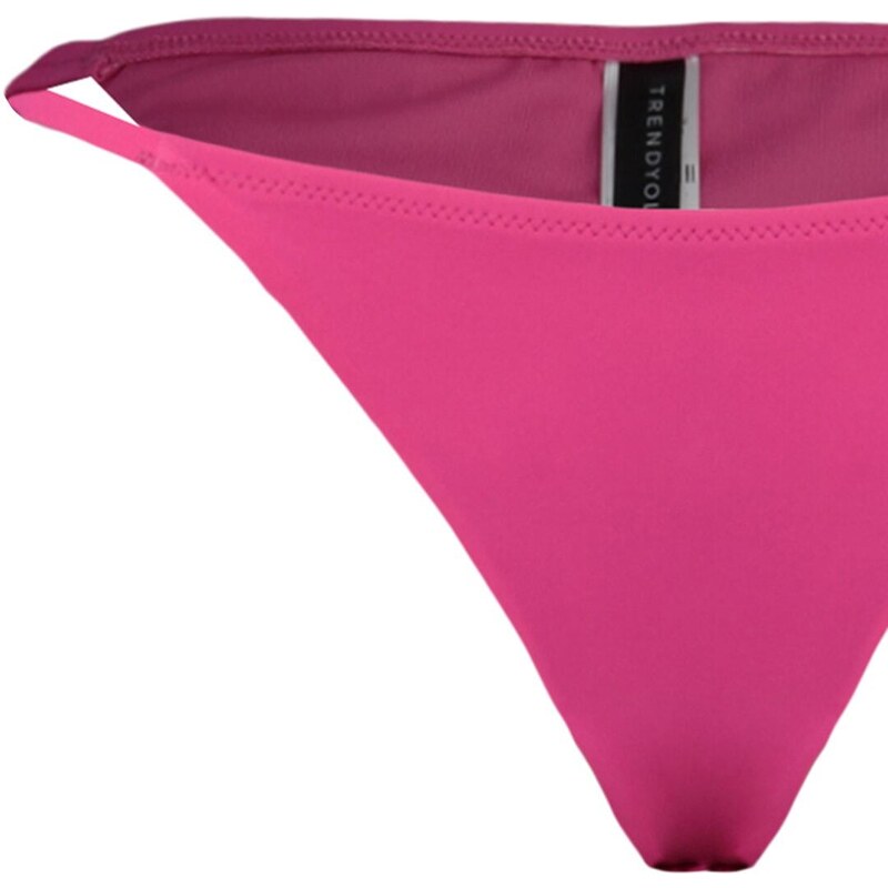 Trendyol Fuchsia Piping Normální Noha Bikiny Spodní Díl