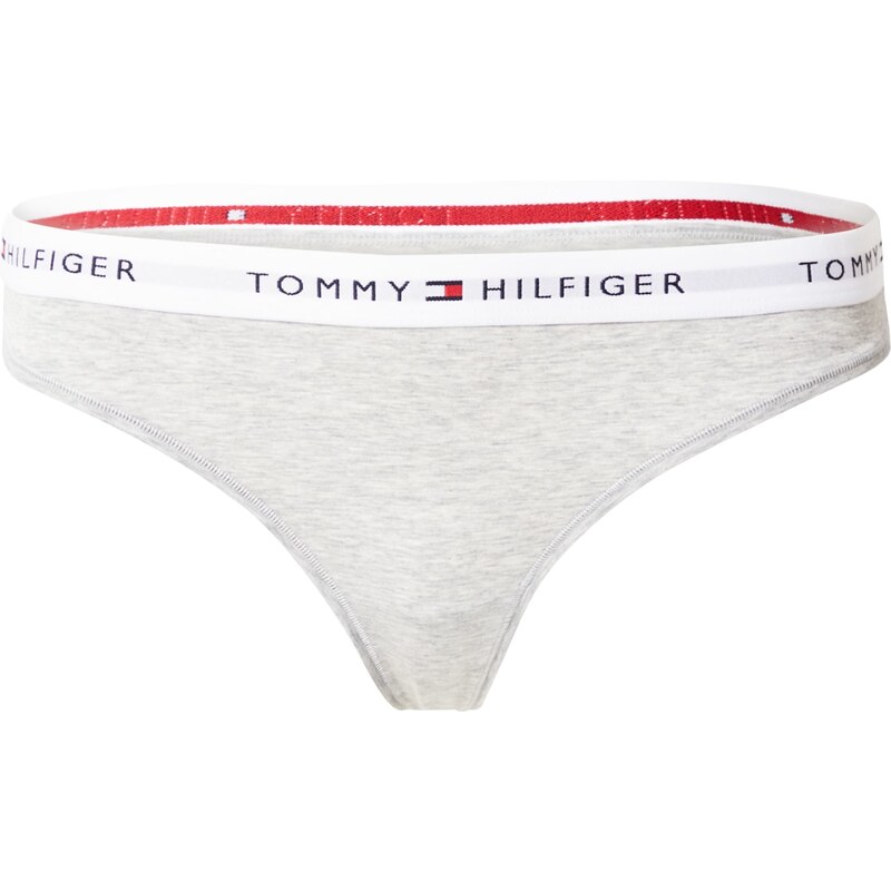 Tommy Hilfiger Underwear Tanga námořnická modř / šedý melír /