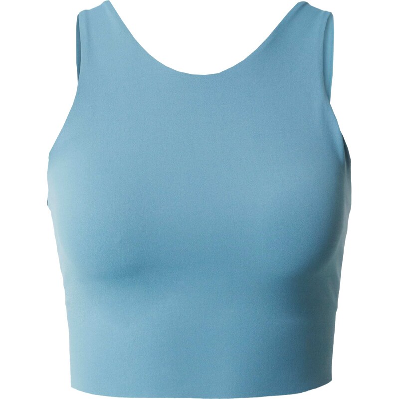 NIKE Sportovní top světlemodrá / černá / offwhite