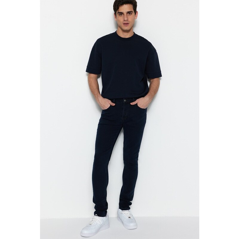 Trendyol Dark Navy Premium Stretch Fabric Skinny Fit Jeans Denim Trousers